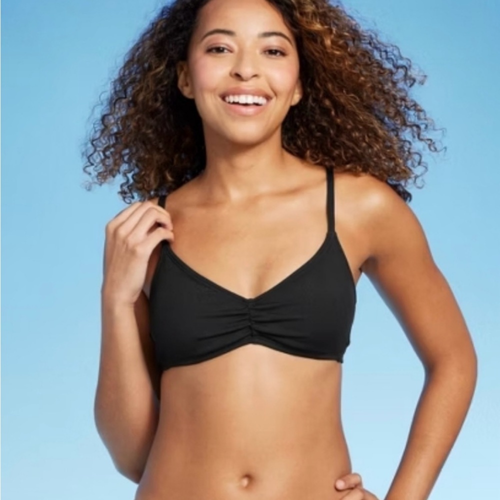 Shade & Shore Black Bikini Top